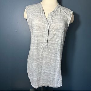 Madewell size large sleeveless tshirt tank with pocket.
